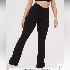 Aerie Crossover Flare Leggings/Yoga Pants